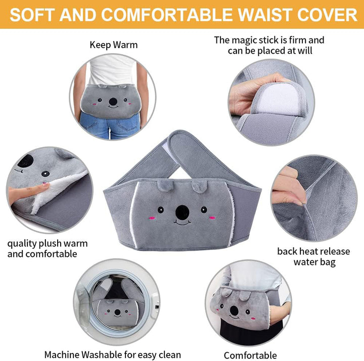Cute Plush Hot Water Bottle Set Stornfield