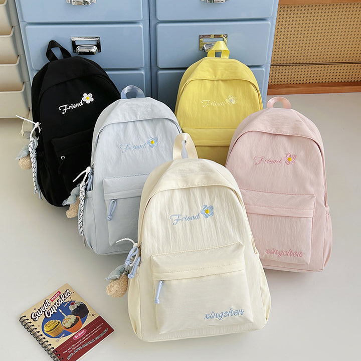 Cute Cartoon-Themed Embroidered Backpack Stornfield