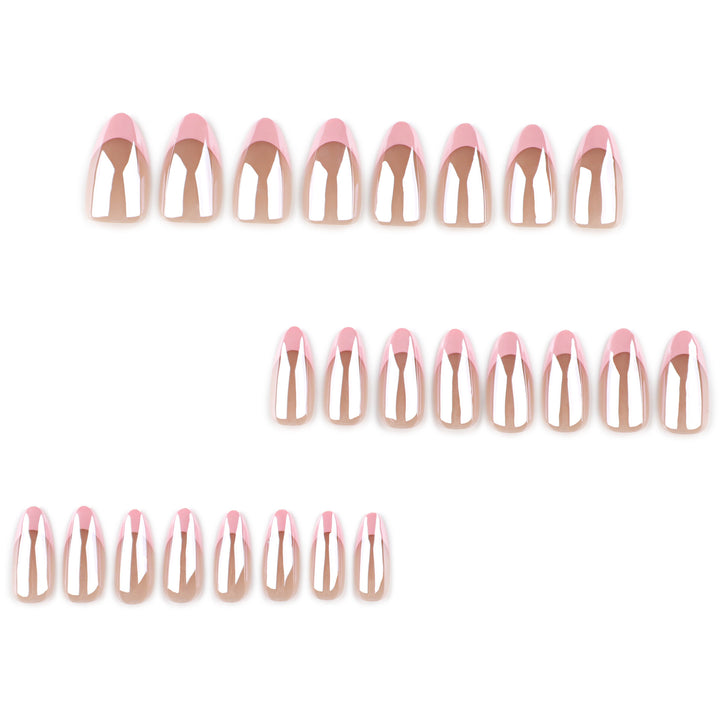 Artistic stiletto nails with gloss and transparency effects Stornfield