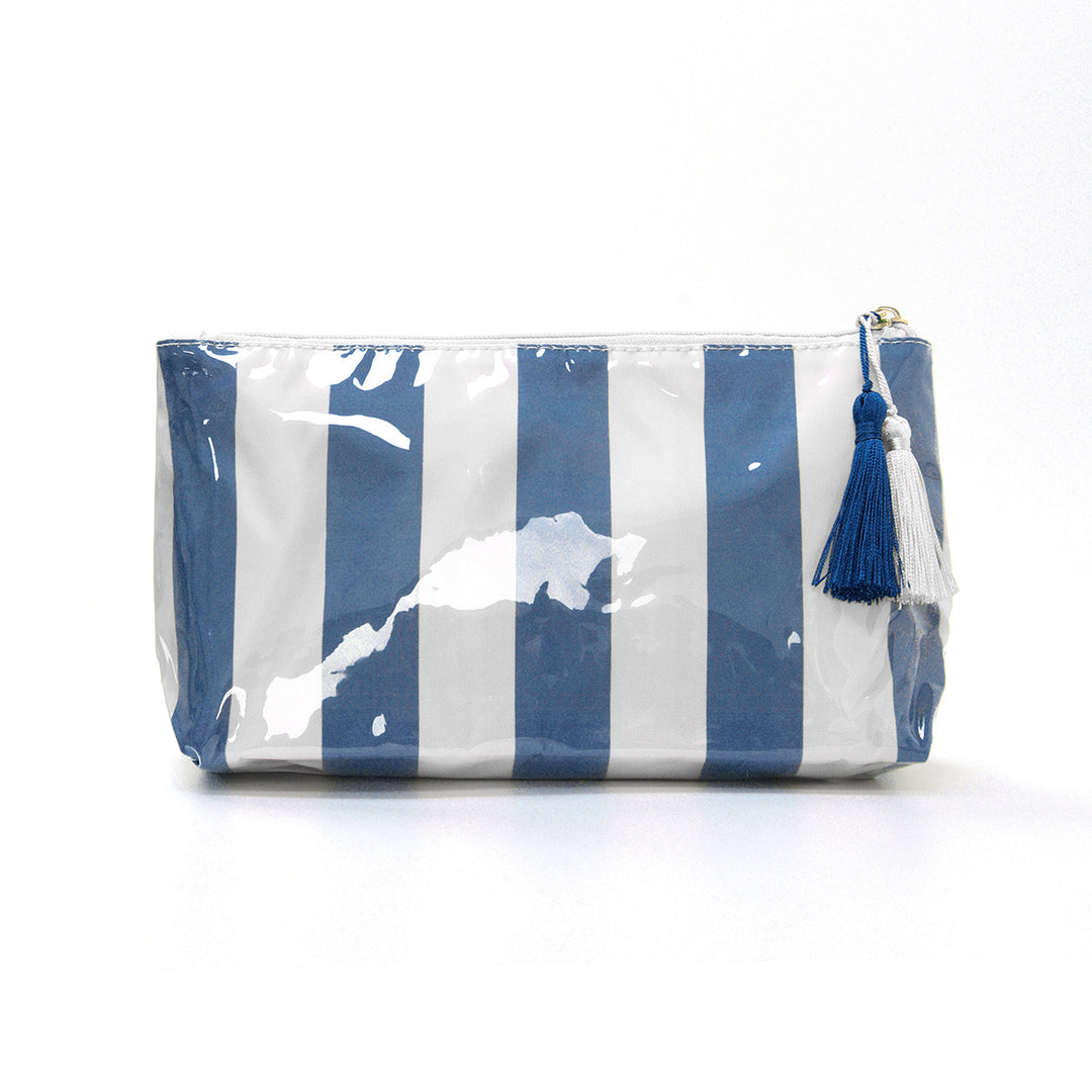 Cosmetic pouch with colorful check pattern Stornfield