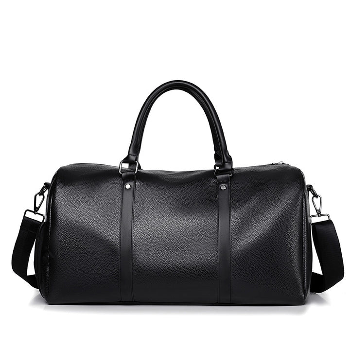Premium Leather Weekend Duffel Bag Stornfield
