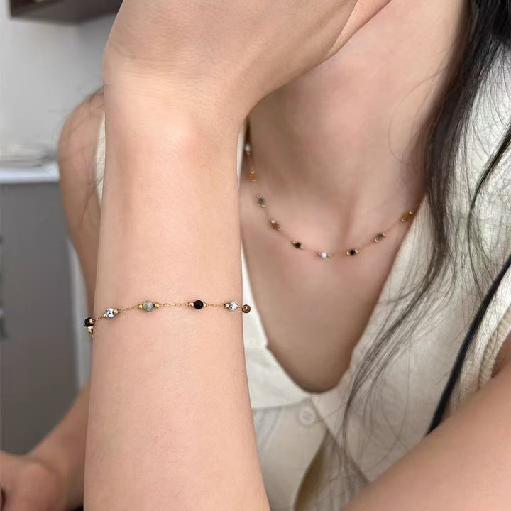 Elegant Beaded Chain Necklace Stornfield