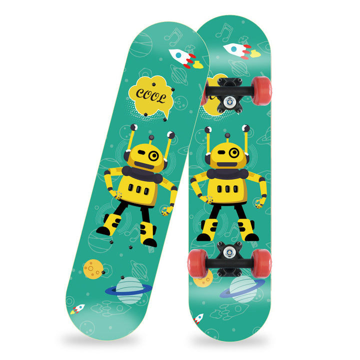 Cartoon-Inspired Mini Skateboard Stornfield