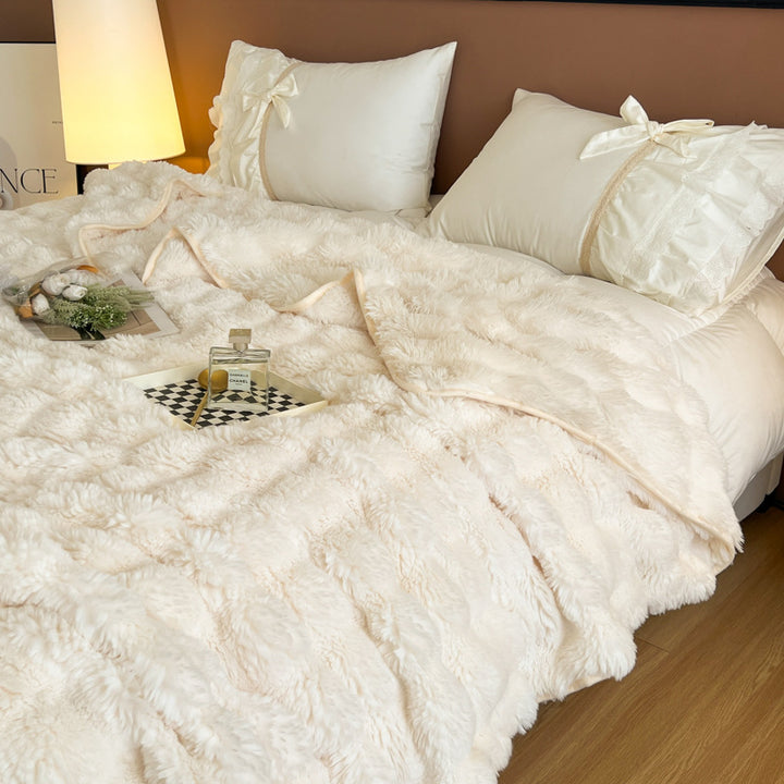 Ultra-Soft Textured Fleece Blanket Stornfield