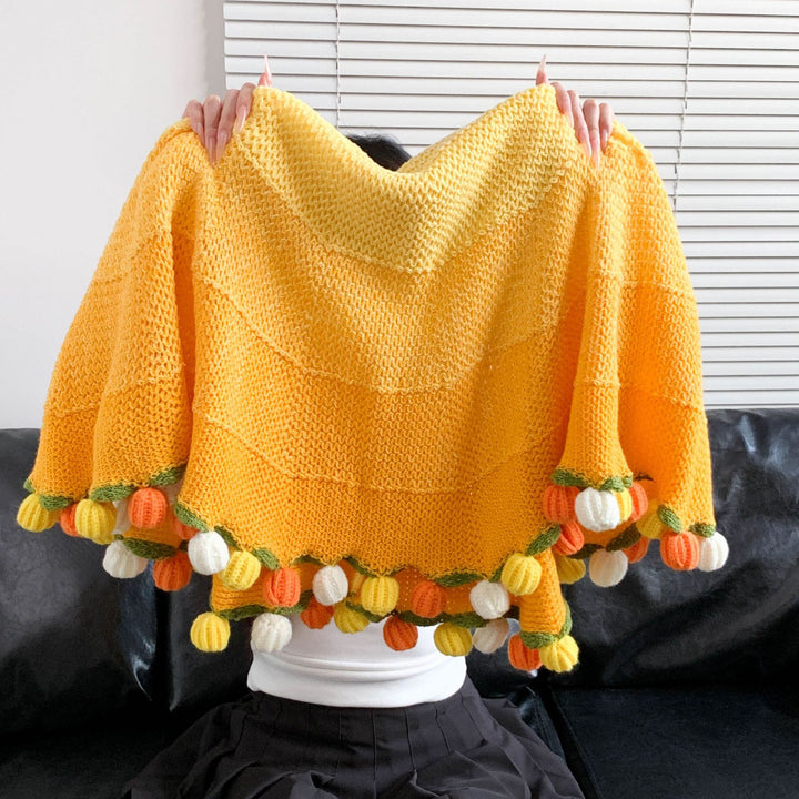 Elegant Handmade Flower Knitted Blanket Stornfield