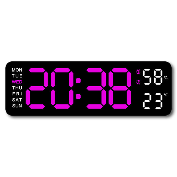 Digital alarm clock with room temperature and humidity display Stornfield