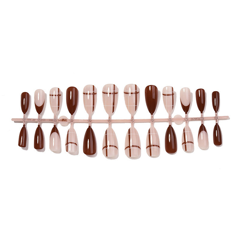 Acrylic Nail Set with Colorful Designs Stornfield