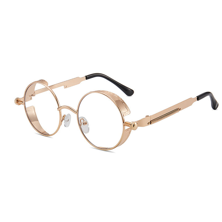 Women's retro-inspired round sunglasses with special lenses Stornfield
