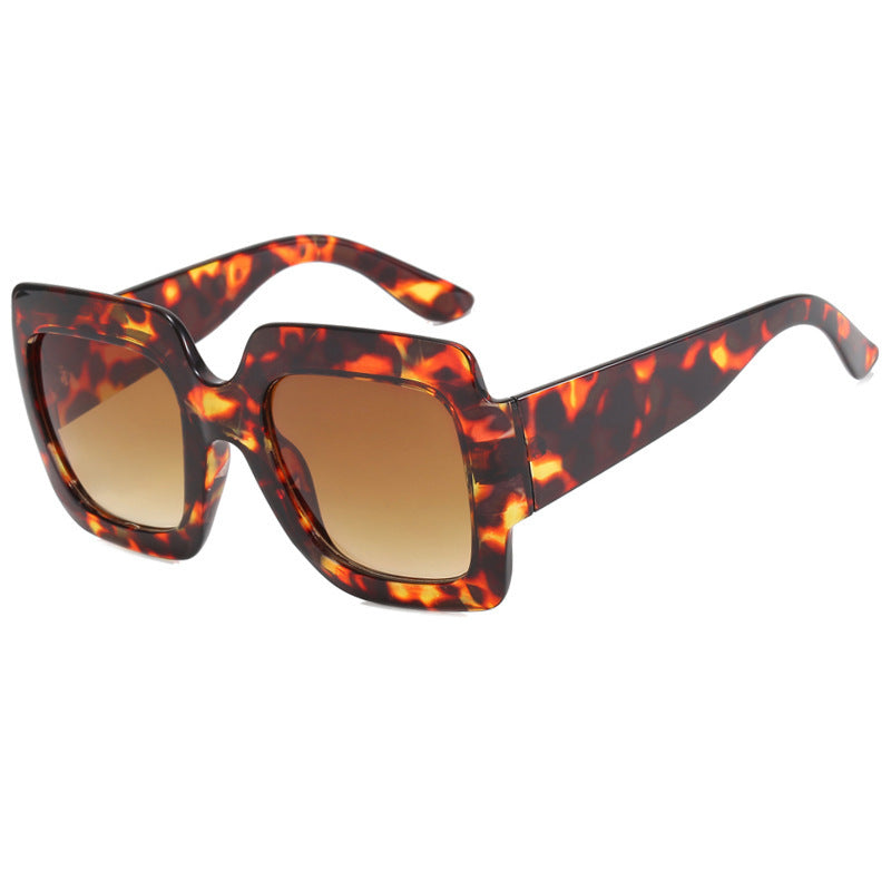 Women's oversized square sunglasses with striking tortoiseshell design Stornfield