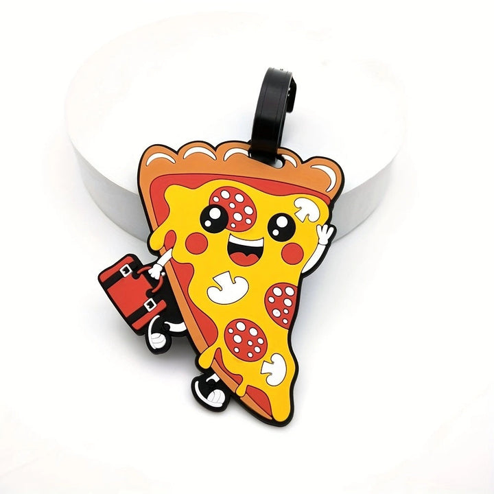 Playful Pizza Slice Luggage Tag Stornfield