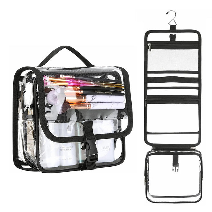 Cosmetic organizer with transparent design and practical hook Stornfield