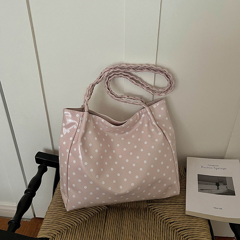 Polka Dot Patterned Handbag