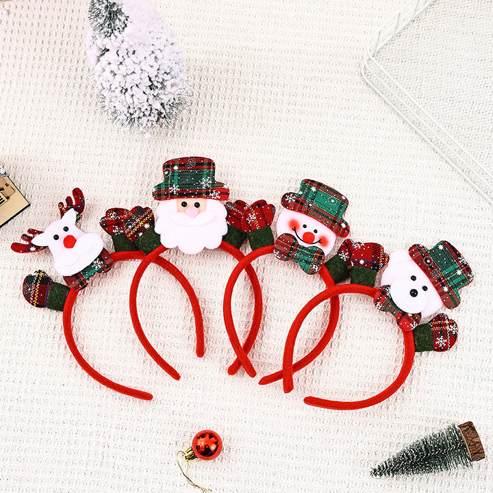 LED Glowing Christmas Hairband with Reindeer Motif Stornfield