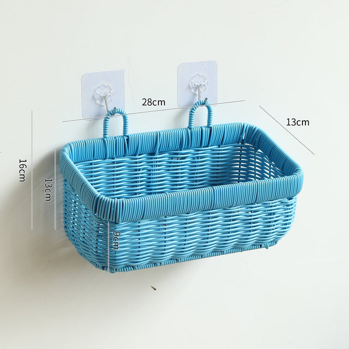 Handwoven Multi-Compartment Storage Basket Stornfield