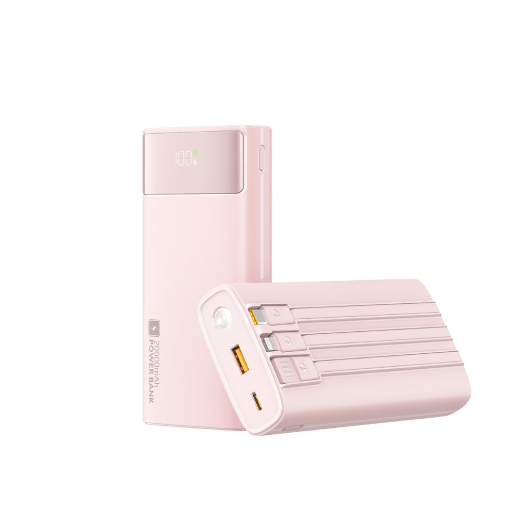 Portable power bank with slim design and digital display Stornfield