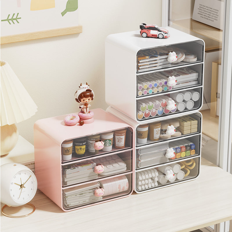 Modern Multi-Drawer Desktop Storage Organizer Stornfield