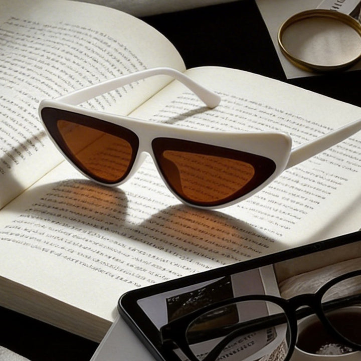Women Cat-Eye Sunglasses with trendy asymmetrical design Stornfield