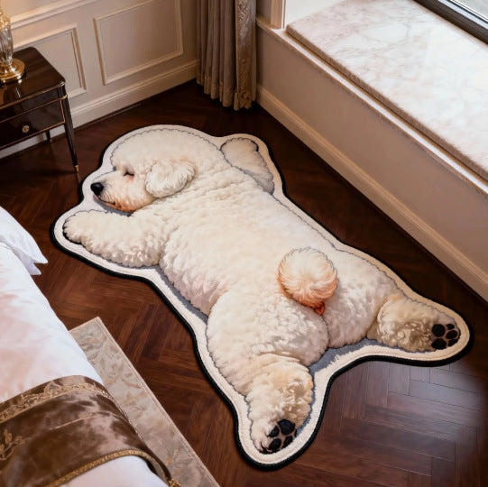 Dog Theme Decorative Rug
