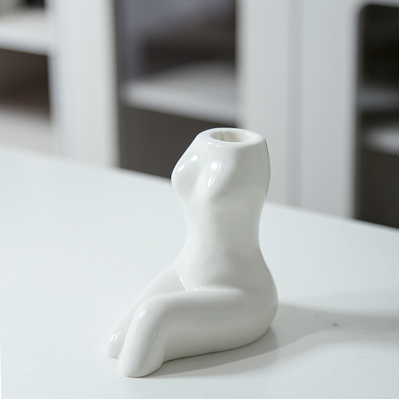 Artistic Ceramic Body-Shaped Vase Stornfeild