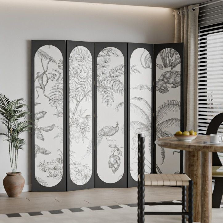 Artistic Floral Room Divider Stornfield