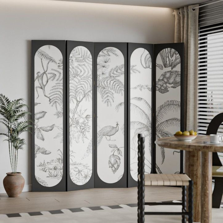 Artistic Floral Room Divider Stornfield