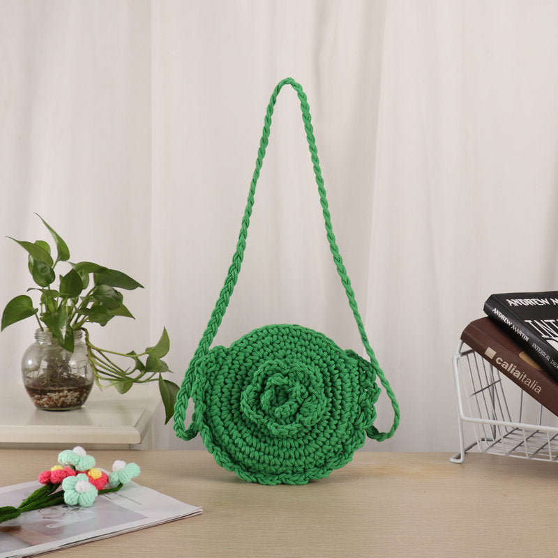 Handmade Crossbody Bag In Unique Floral Pattern Stornfield