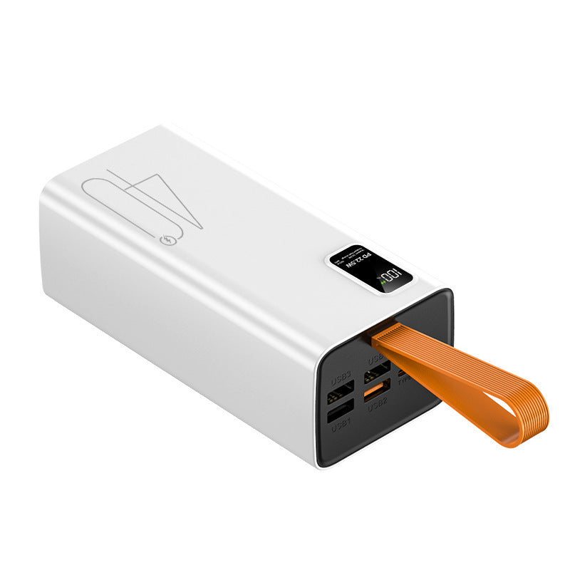 Portable Multi-Slot Power Bank with Digital Charging Status Indicator Stornfield