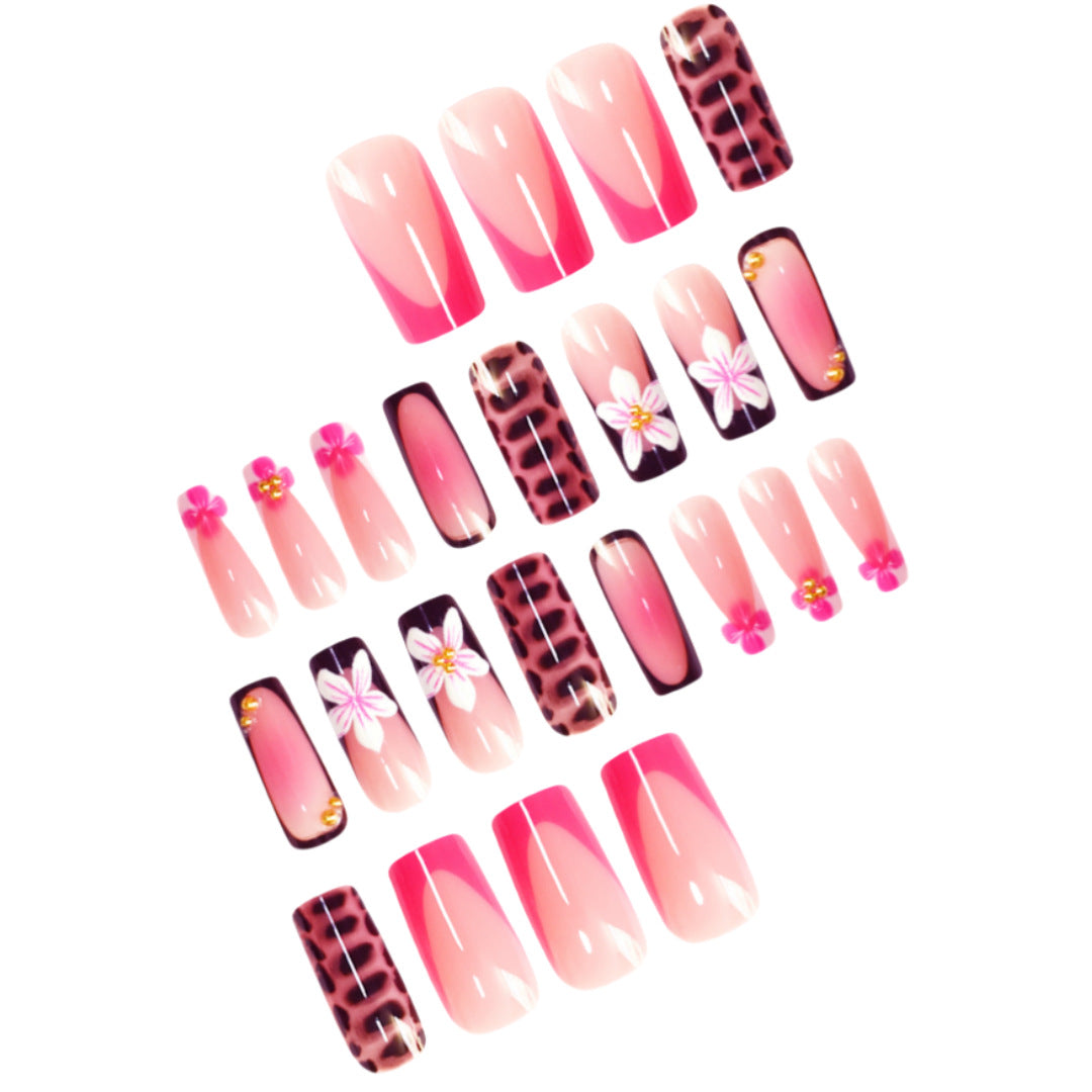 Artistic Floral Press-On Nail Extensions Stornfield 1787913978