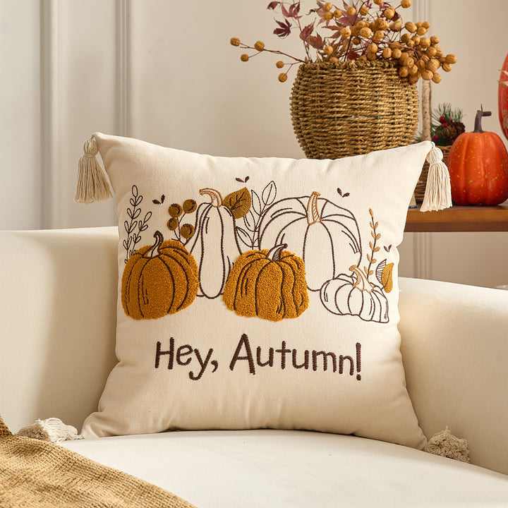 Decorative Pumpkin Throw Pillow
