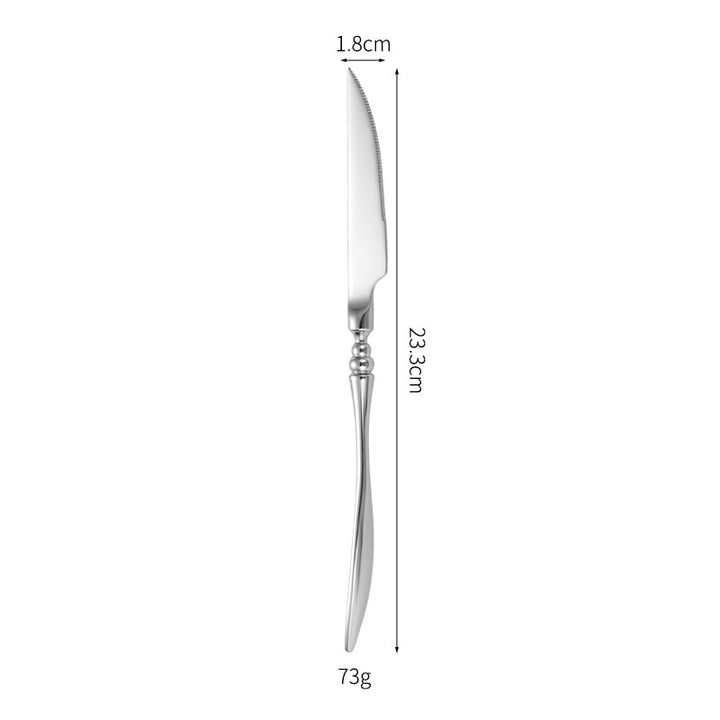 Elegant table knife with fine wave pattern Stornfield
