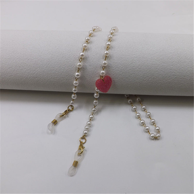 Pearl necklace with heart pendant Stornfield