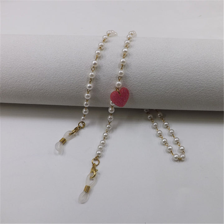 Pearl necklace with heart pendant Stornfield