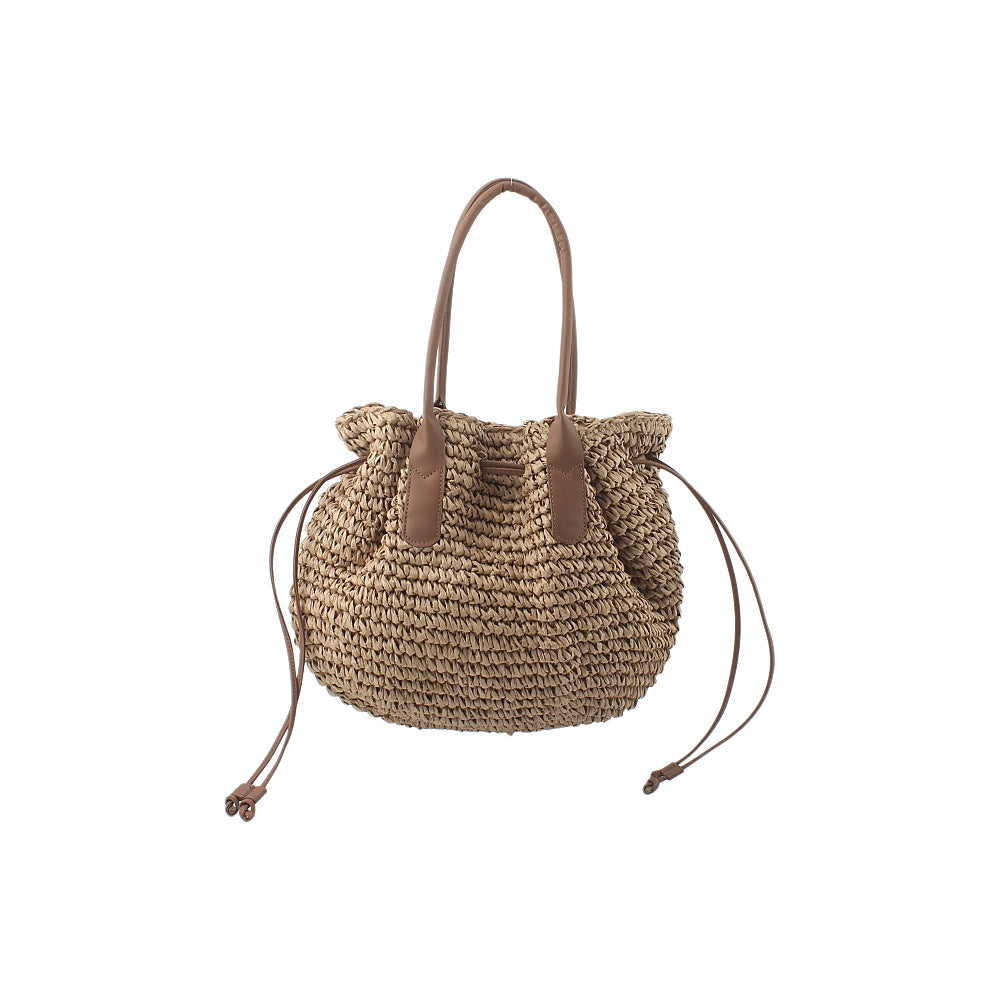 Trendy Backpack Bag Made of Woven Natural Material Stornfield