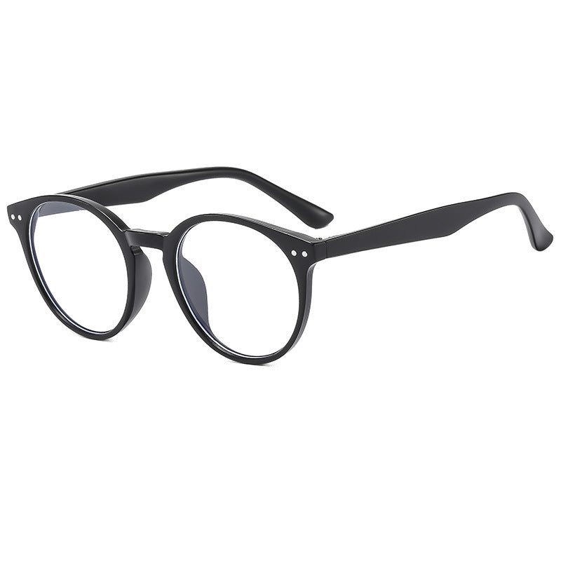 Women's fashionable round sunglasses with transparent frame and UV protection Stornfield