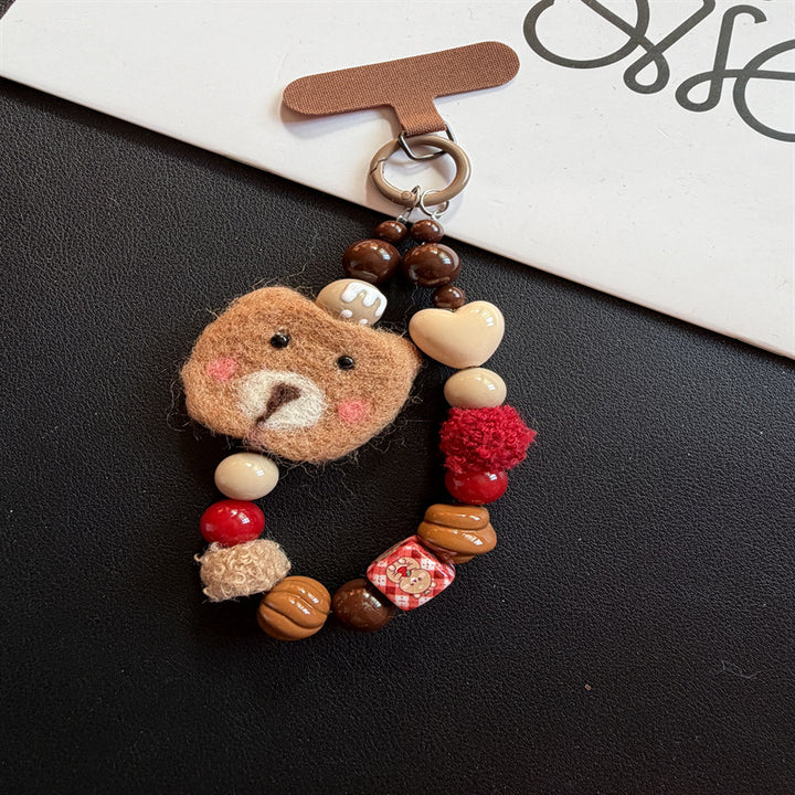 Whimsical Bear-Themed Charm Keychain Stornfield