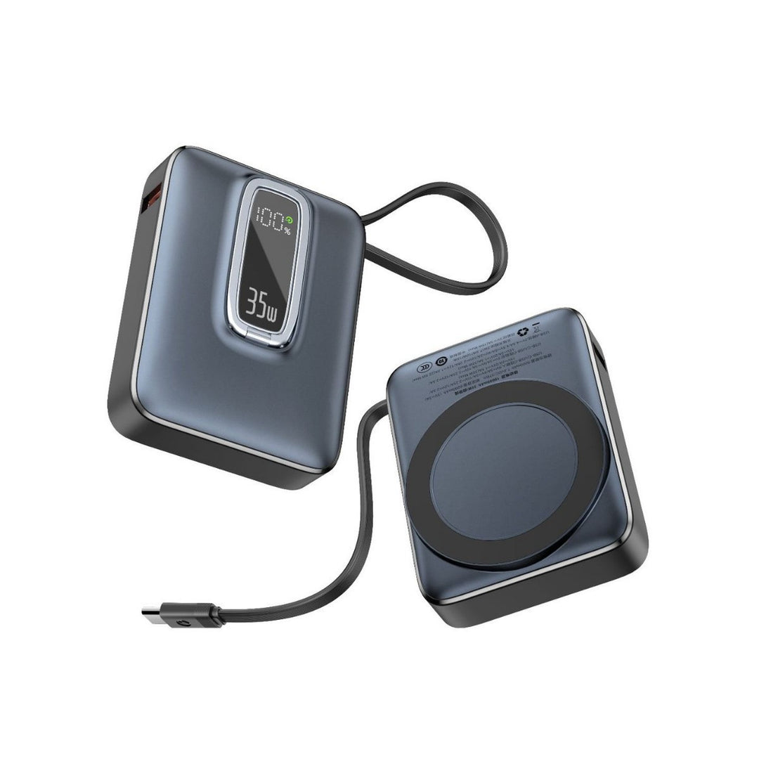 Portable Power Bank with Innovative Wireless Charging Function and Digital Charging Indicator Stornfield