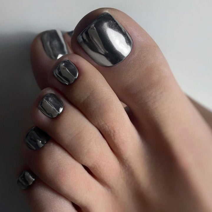 Premium Metallic Toe Nail Set Stornfield