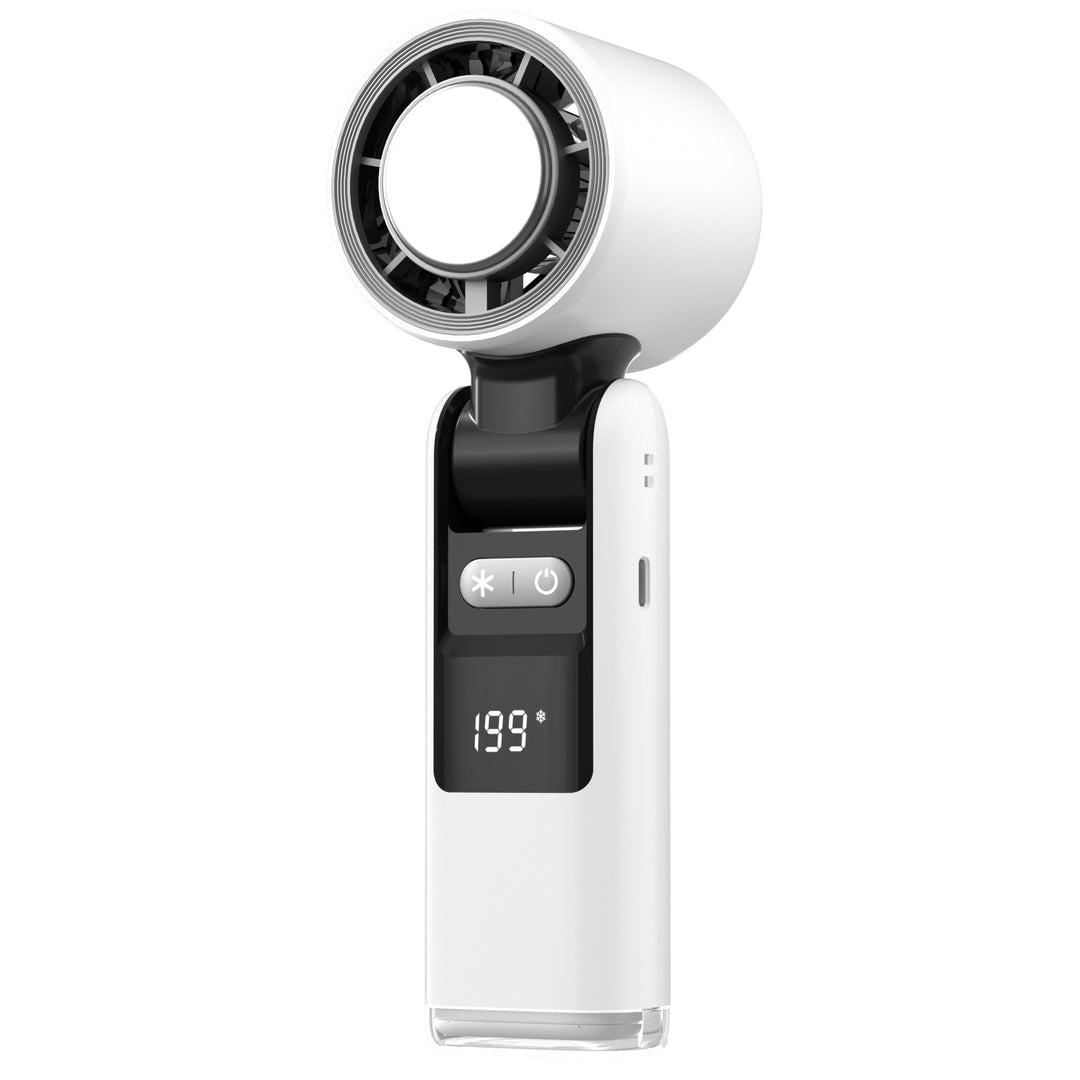 High-Efficiency Handheld Cooling Fan with Digital Display Stornfield