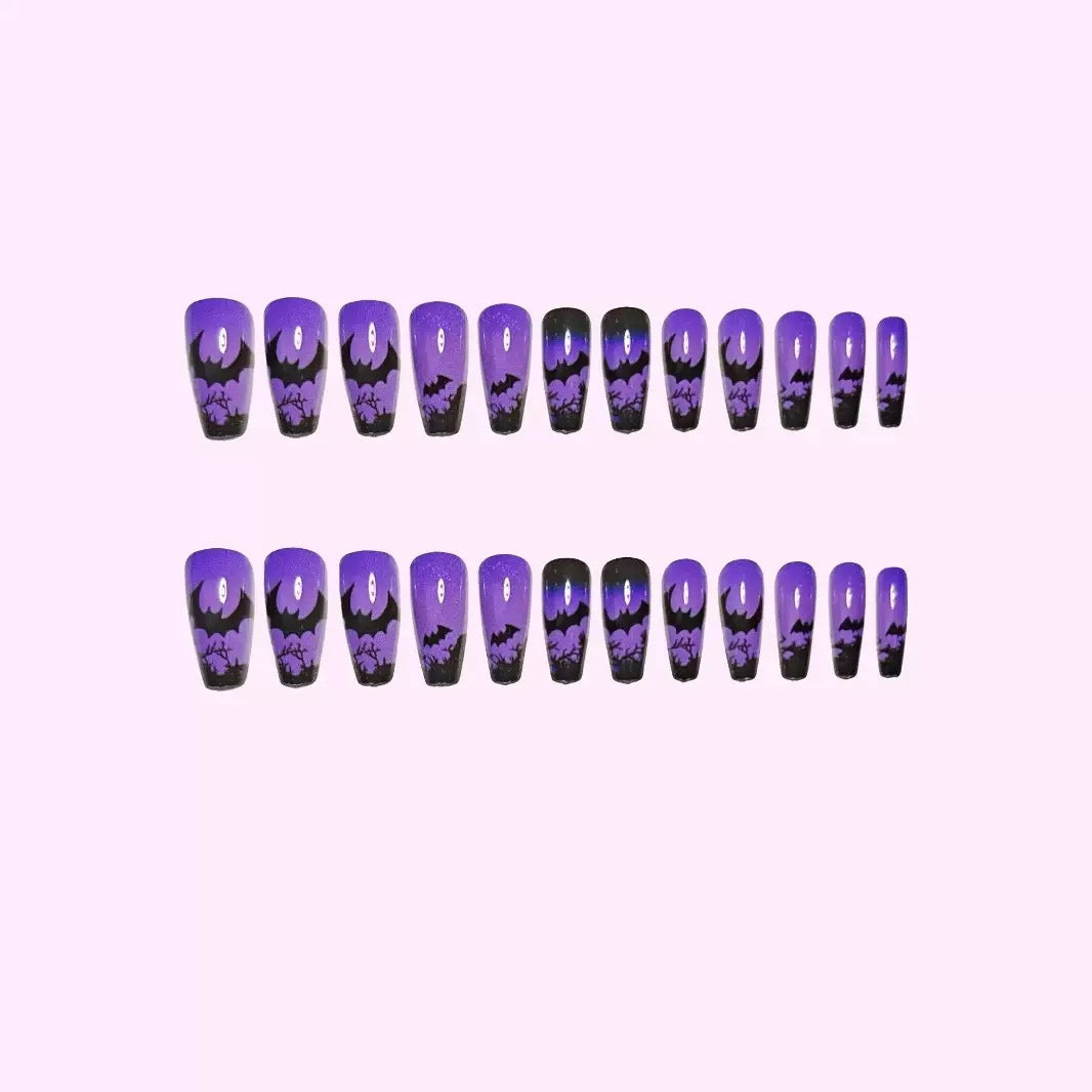 Acrylic nail set with Halloween motif Stornfield
