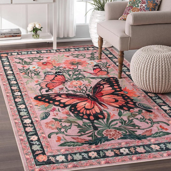 Decorative Floral Area Rug