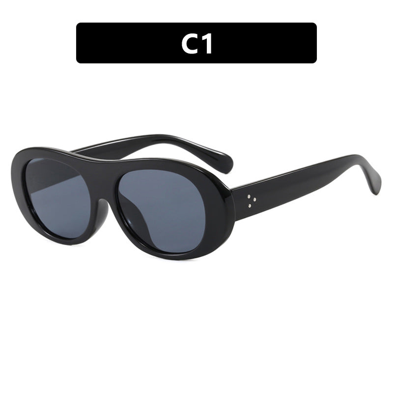 Women's fashionable oversized sunglasses with elegant tortoiseshell pattern Stornfield