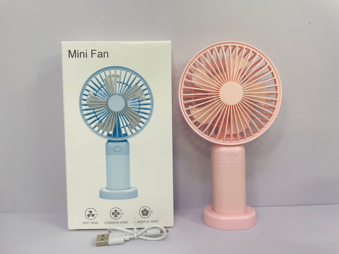 Unisex Portable Mini Fan with USB Charging Function and Multiple Speed Levels Stornfield