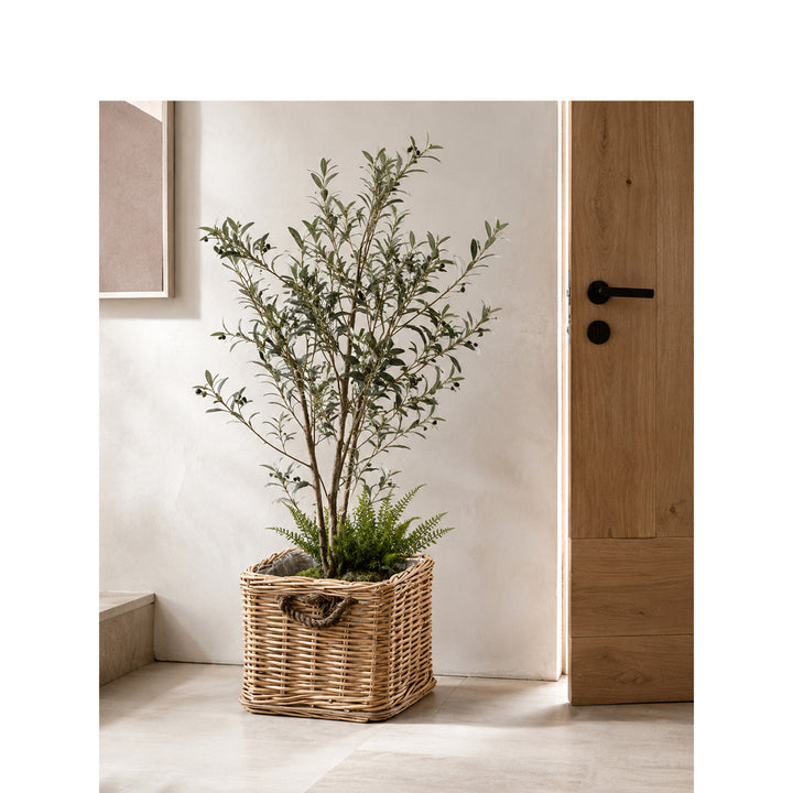 Robust storage basket with reinforced handles Stornfield