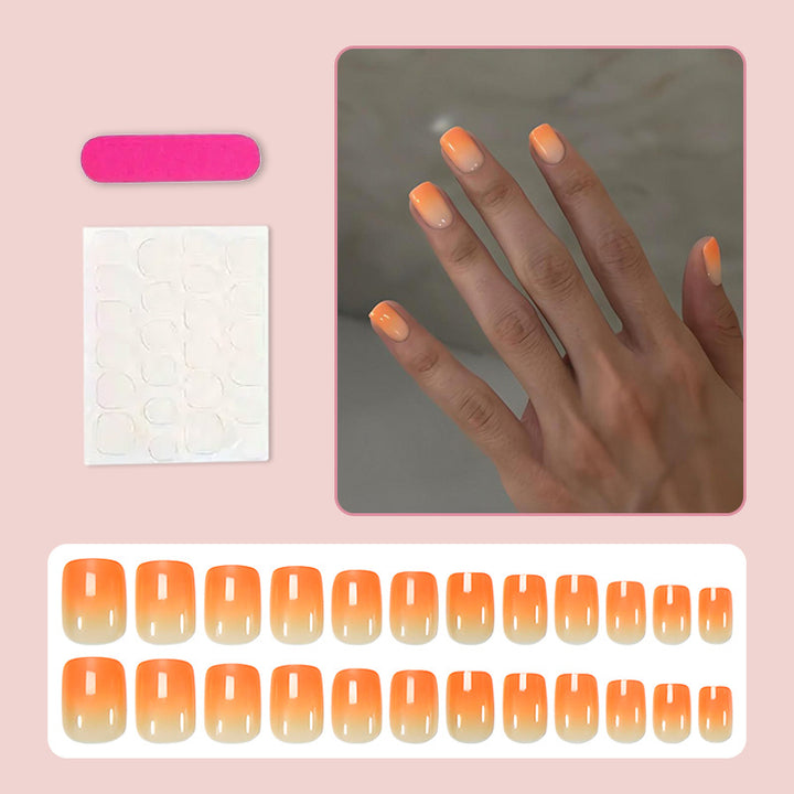 Acrylic nail set with elegant ombré design Stornfield