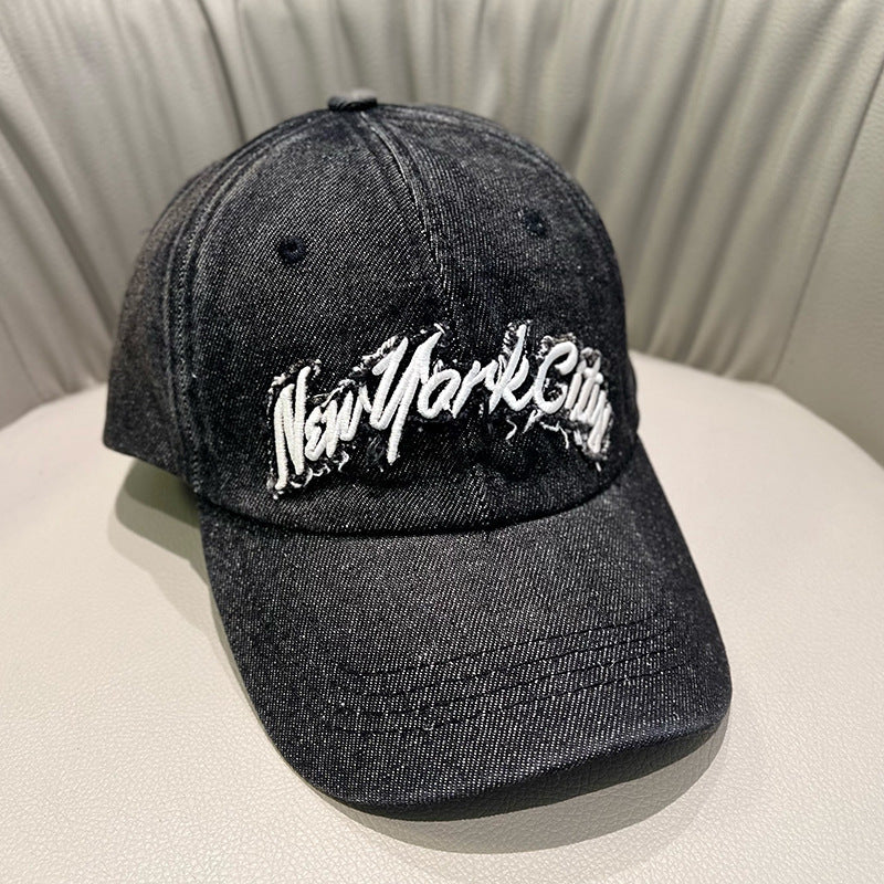 Women's Distressed Denim Cap Stornfield