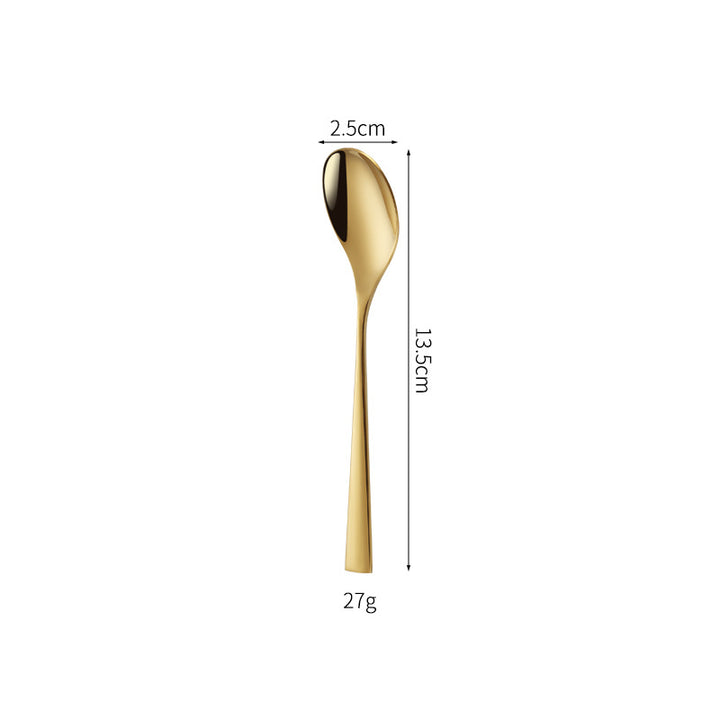 Elegant dessert knife with curved handle Stornfield