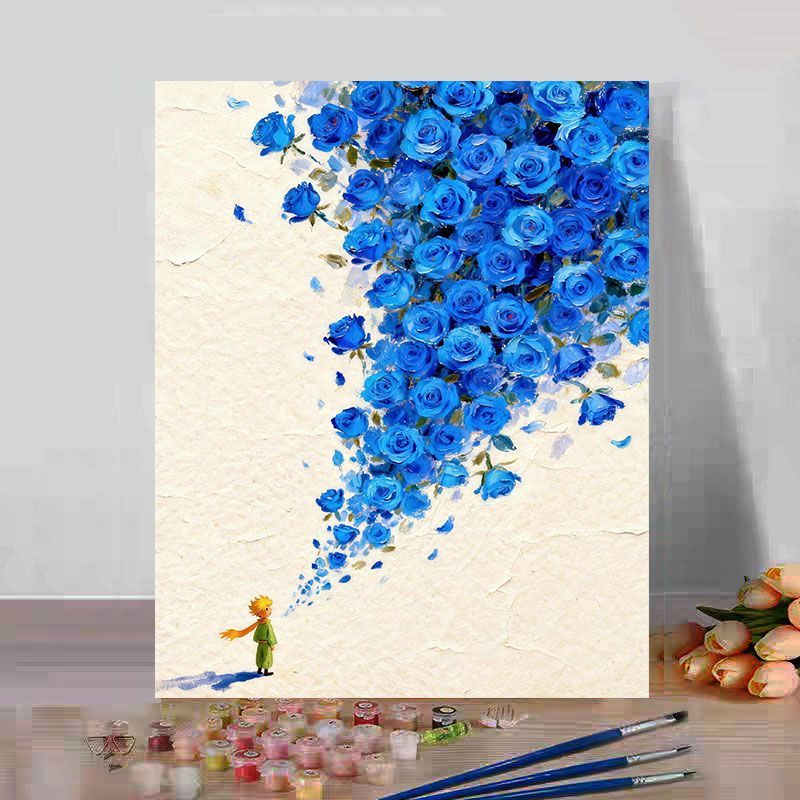 Floral Fantasy Art Canvas Print Stornfield