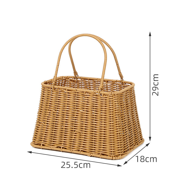 Handcrafted Wicker Storage Basket Stornfield