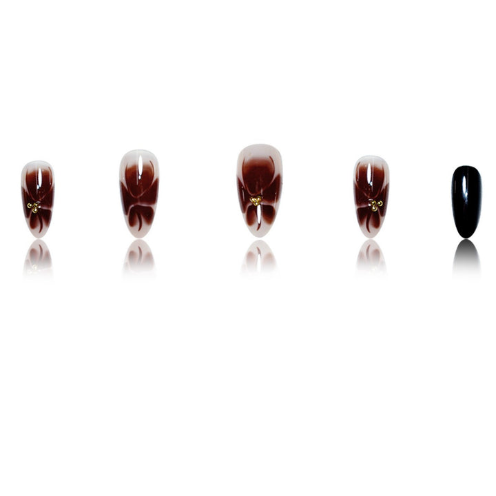 Elegant Pointed Press-On Nail Extensions Stornfield