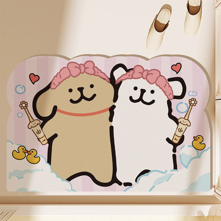 Cute Cartoon-Themed Area Mat